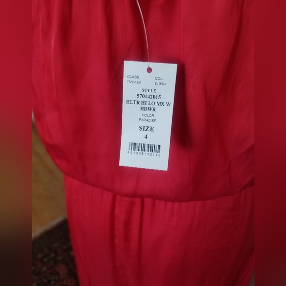 Silk Red Halter Dress! - Picture 5 of 8